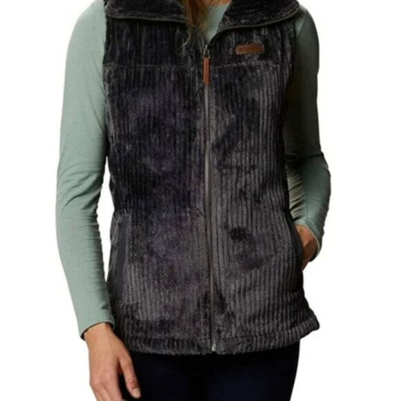 Columbia Women's Fire Side Sherpa Vest - Picture 9 of 9
